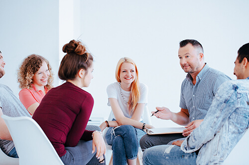 Group counseling at one of the opioid addiction rehab centers in Oregon